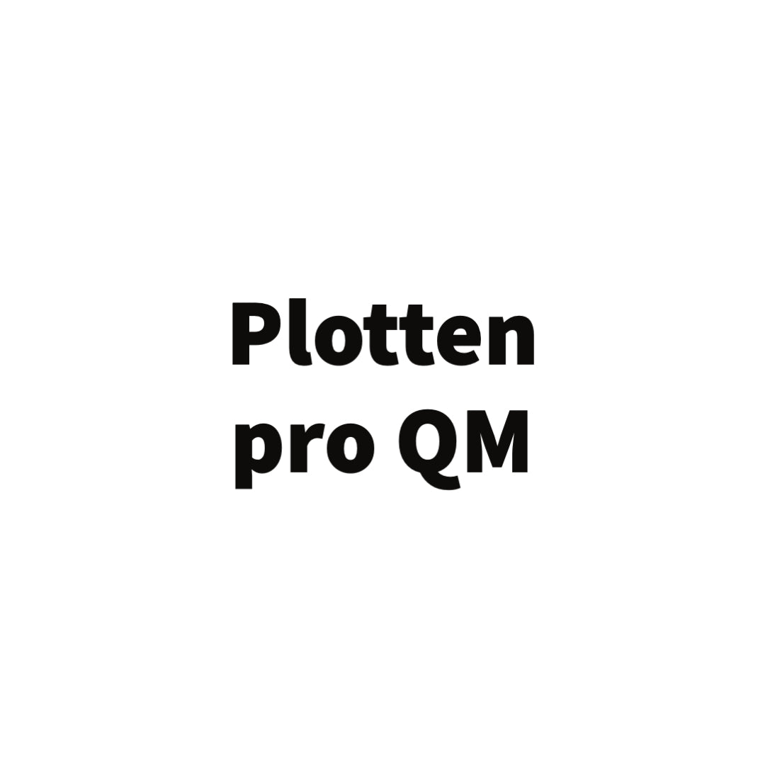 Plotten pro QM
