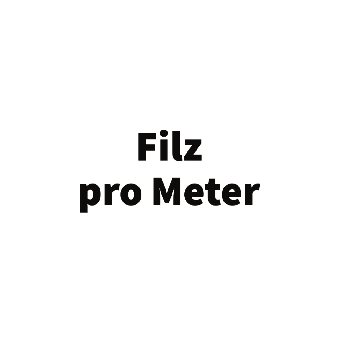 Filz pro Meter